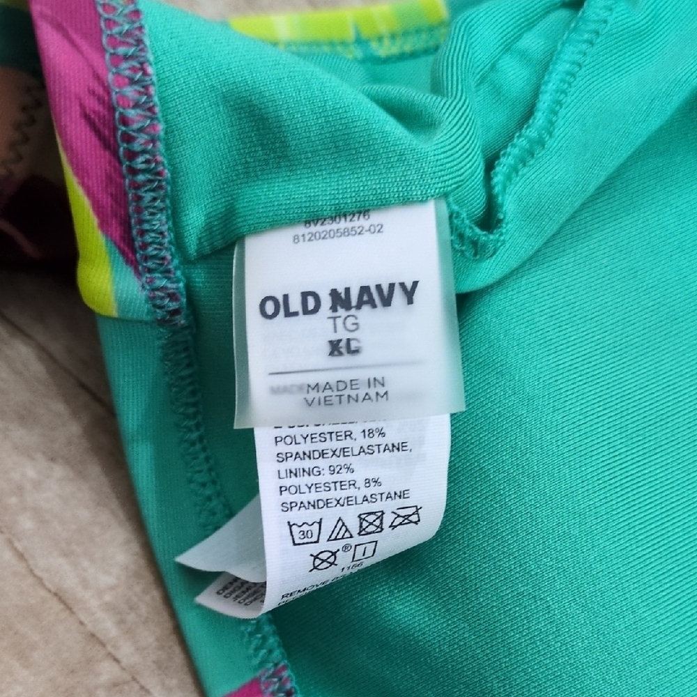 Old Navy Tropical Colorful Bikini Top - Picture 4 of 7